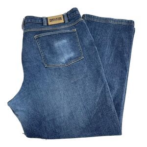 Duluth Trading Co Flex Ballroom Blue Jeans Denim Mens 44 x 31 Worn In